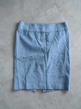 EXPRESS Light Gray Pencil Skirt Size 6 Womens